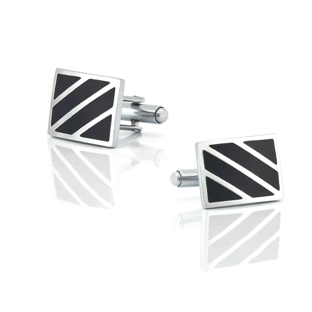 High Quality New Enamel Twill Silver Color Meta...
