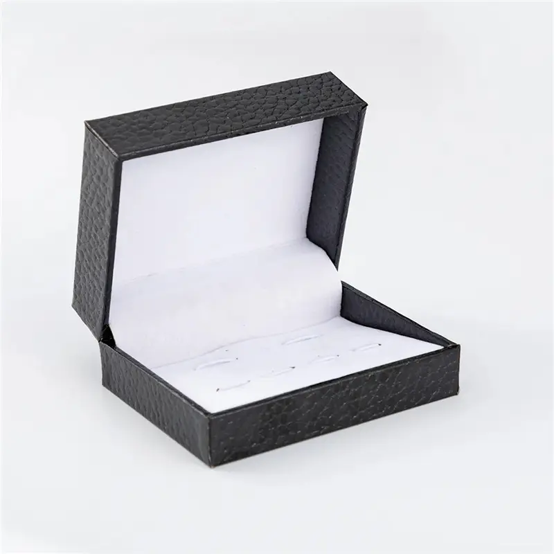 Classic Black Paper Gift Box Cufflinks Studs St...