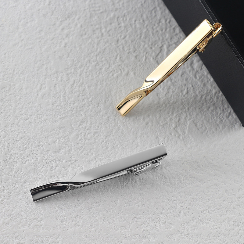 Wholesale Brass High Polish Silver & Golden Plating Tie Clip Men Tie bar Fashion Tie Pin Cheap Price TL1166