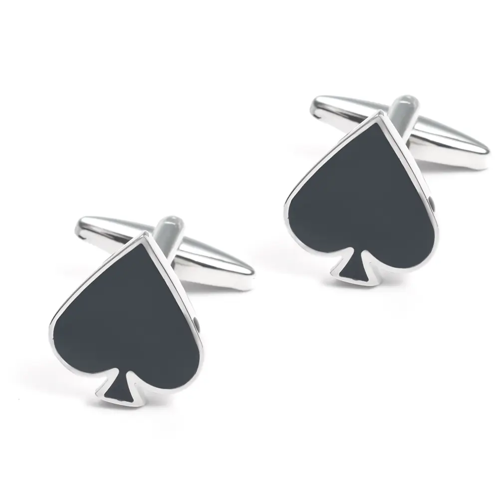 Ready to Ship Black Packer Shaped Card Game Met...