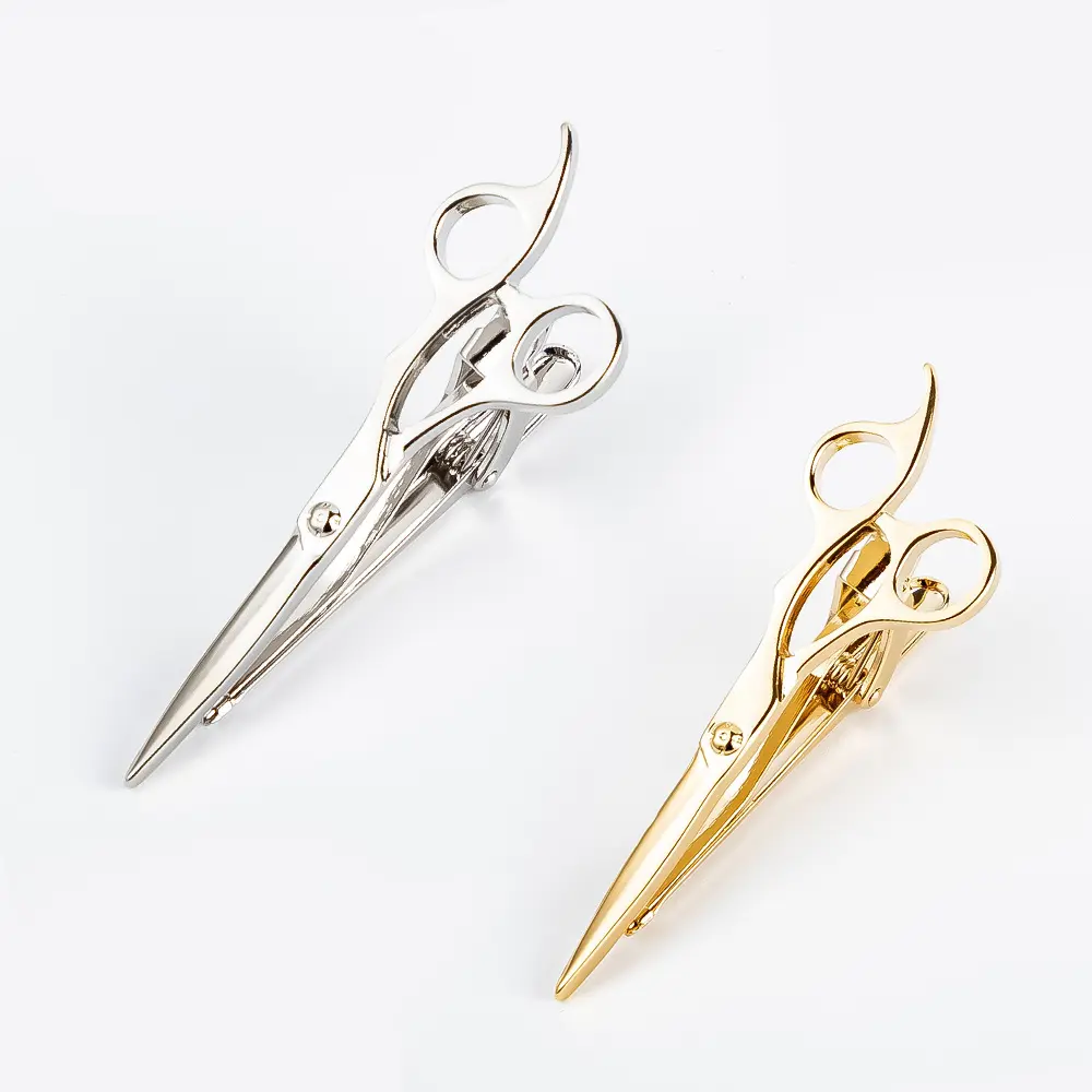 Wholesale Designer Metal Men Scissors Tie Bar C...