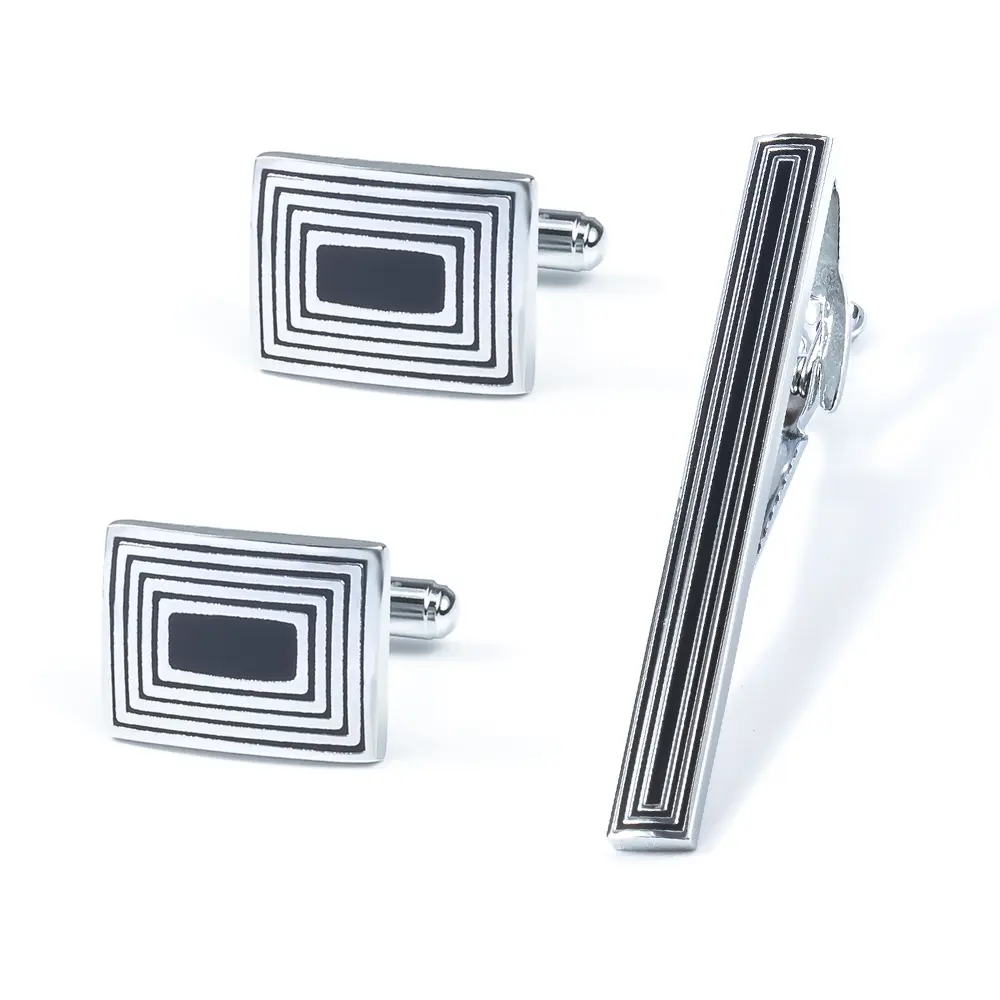 High Quality Men's Tie Clip Wedding Tie Pins An...