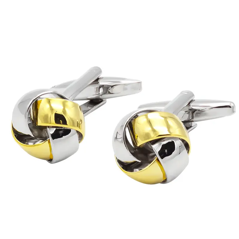 Knot Elegant Cufflinks Custom Mens Suit Shirt T...