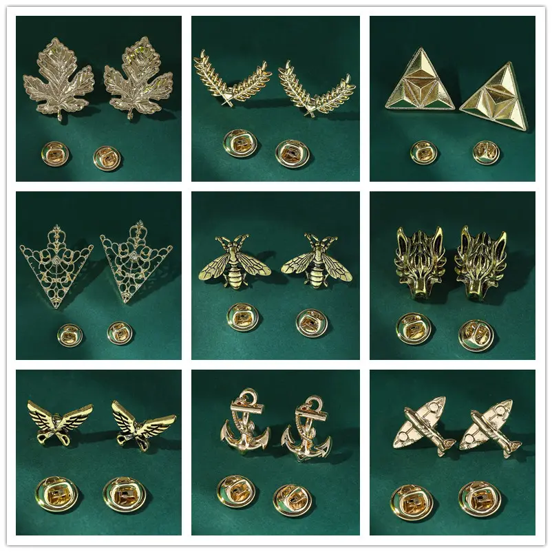 Wholesale Fashion Korean Retro Court Style Droplet Brooch for Men Suit BC-1029