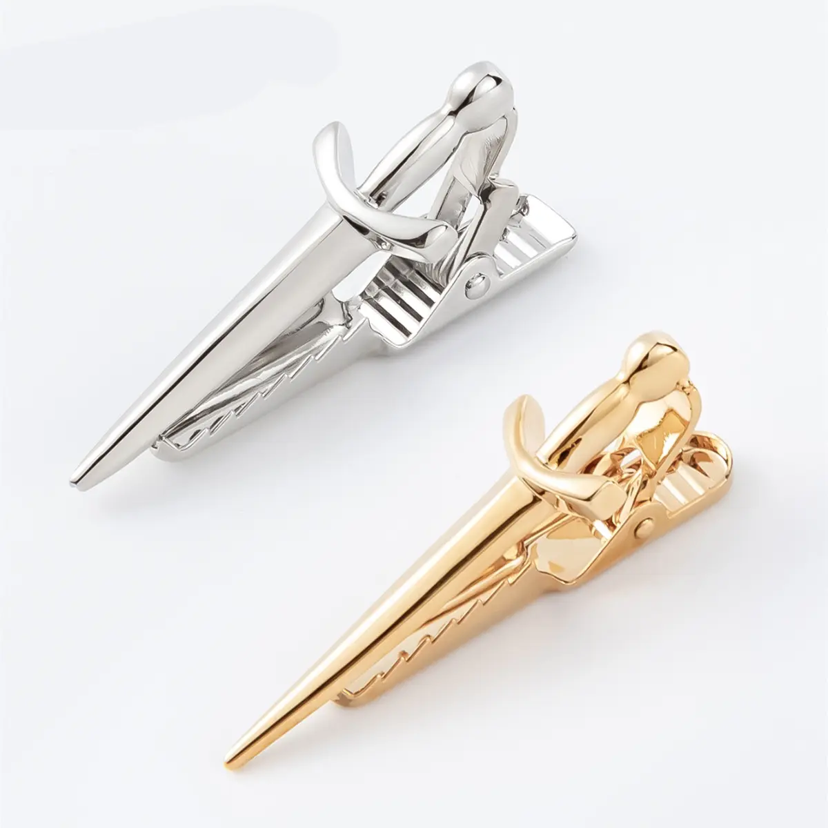 JINJIE Factory Wholesale Novelty Metal Sword Mens Tie Bar Necktie Clip Clasp TL1004